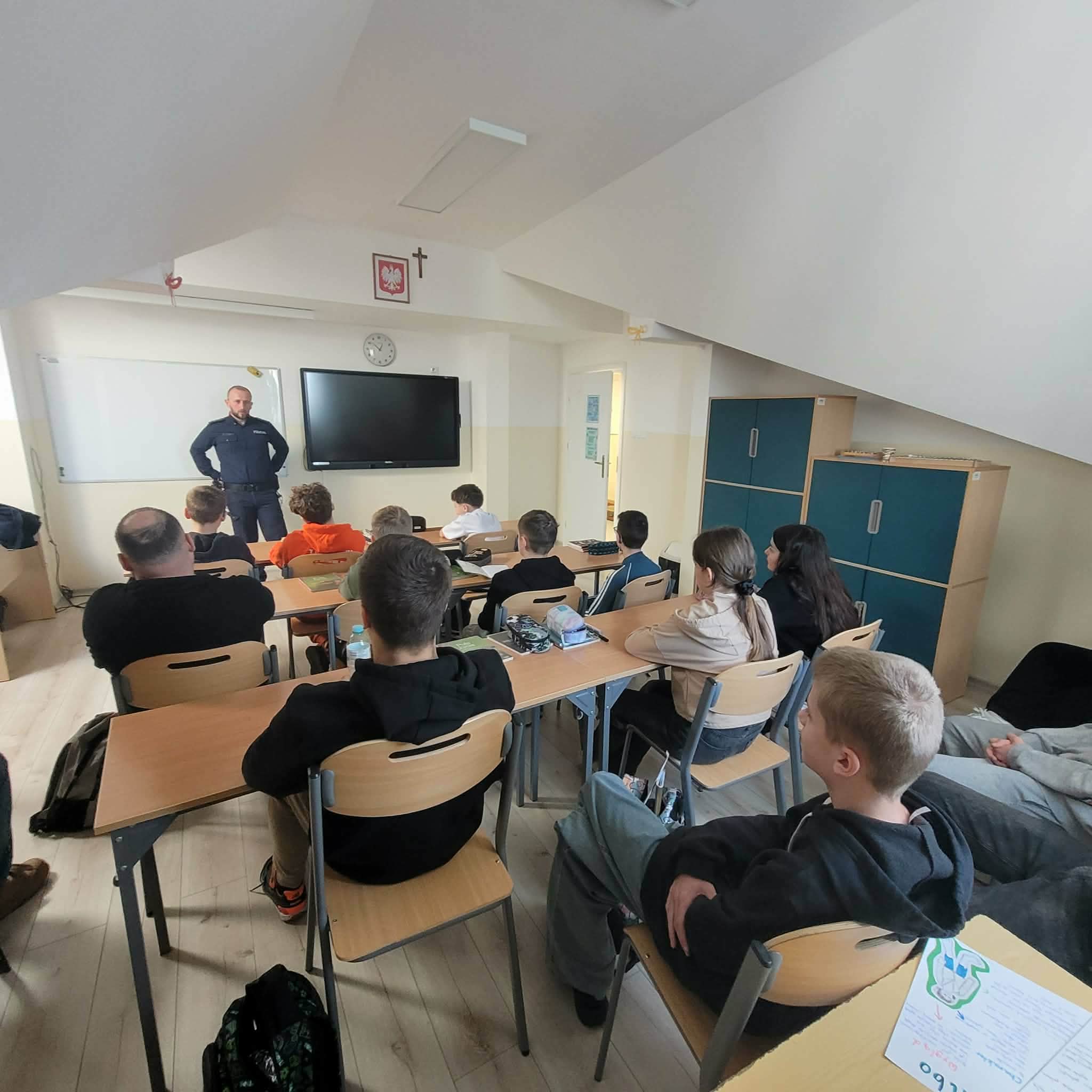 Spotkanie z&nbsp;policjantem – „Nieletni w&nbsp;świetle prawa”